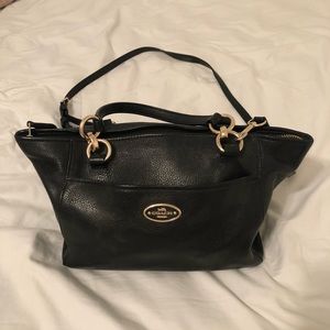 Genuine leather Coach purse